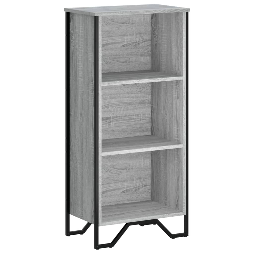 vidaXL Bibliotecă, gri sonoma, 50x31x106 cm, lemn prelucrat vidaXL Bibliotecă, gri sonoma, 50x31x106 cm, lemn prelucrat