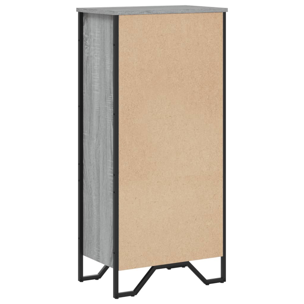 vidaXL Bibliotecă, gri sonoma, 50x31x106 cm, lemn prelucrat vidaXL Bibliotecă, gri sonoma, 50x31x106 cm, lemn prelucrat