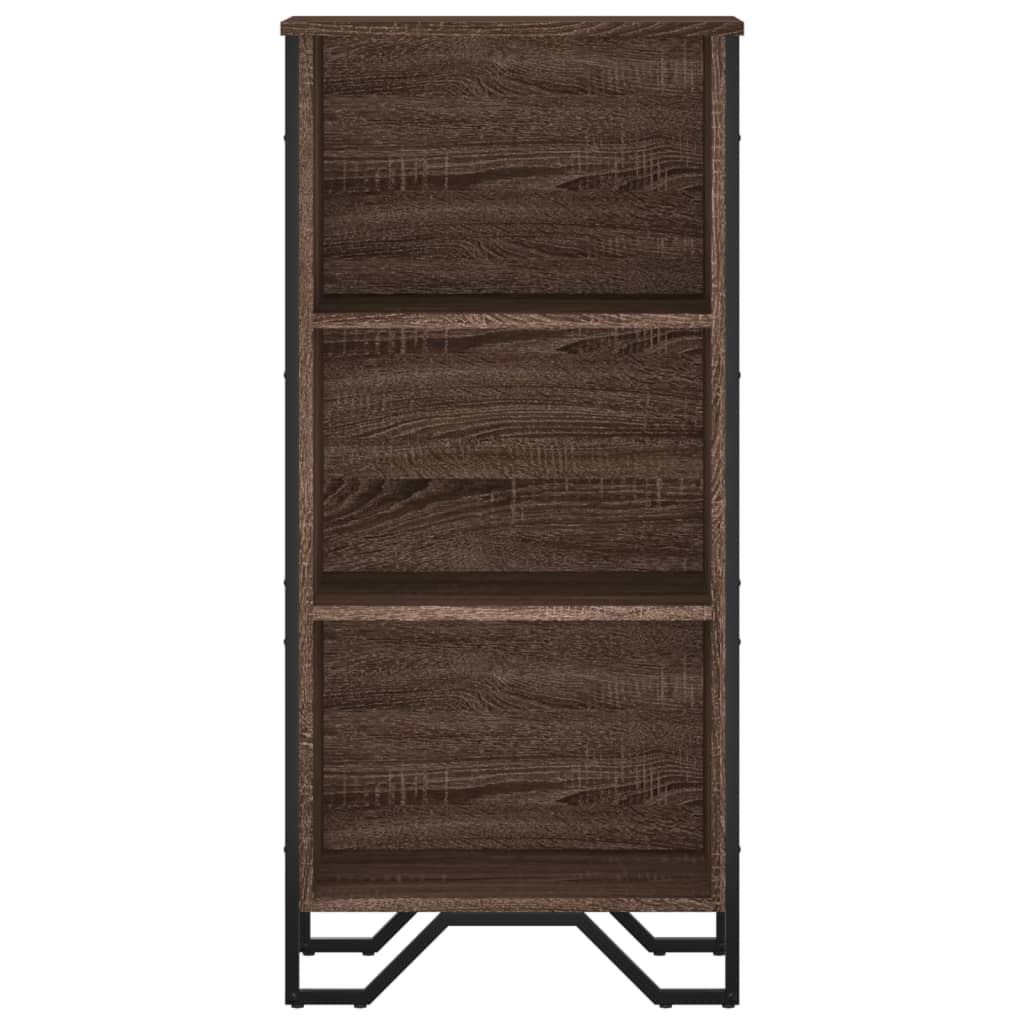 vidaXL Bibliotecă, stejar maro, 50x31x106 cm, lemn prelucrat vidaXL Bibliotecă, stejar maro, 50x31x106 cm, lemn prelucrat