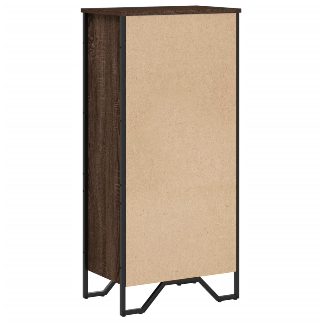 vidaXL Bibliotecă, stejar maro, 50x31x106 cm, lemn prelucrat vidaXL Bibliotecă, stejar maro, 50x31x106 cm, lemn prelucrat
