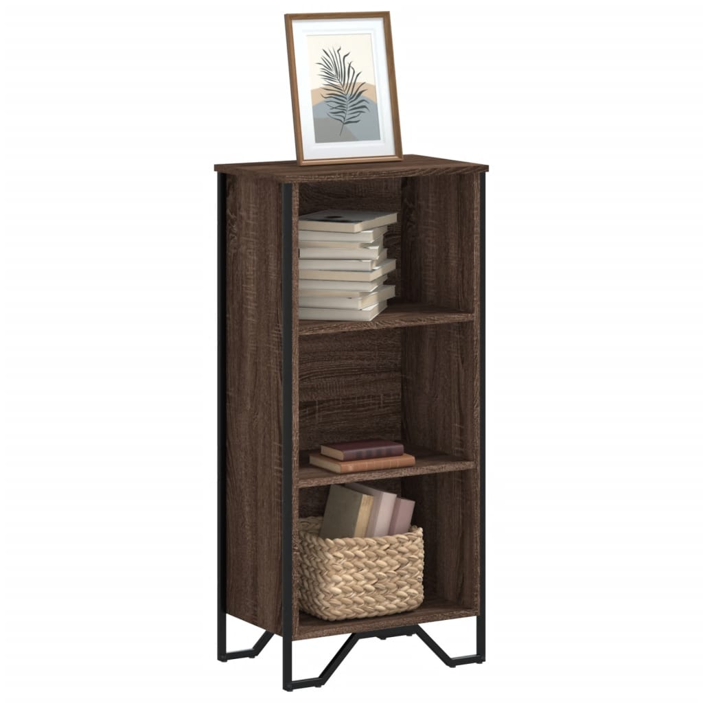 vidaXL Bibliotecă, stejar maro, 50x31x106 cm, lemn prelucrat vidaXL Bibliotecă, stejar maro, 50x31x106 cm, lemn prelucrat