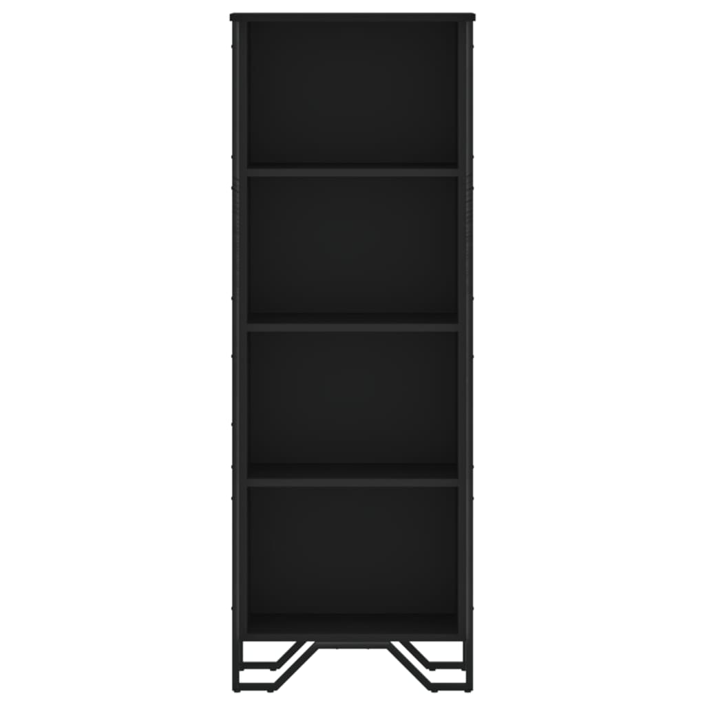 vidaXL Bibliotecă, negru, 50x31x137,5 cm, lemn prelucrat vidaXL Bibliotecă, negru, 50x31x137,5 cm, lemn prelucrat