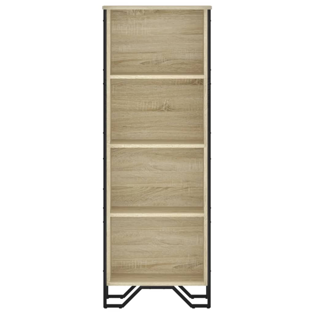 vidaXL Bibliotecă, stejar sonoma, 50x31x137,5 cm, lemn prelucrat