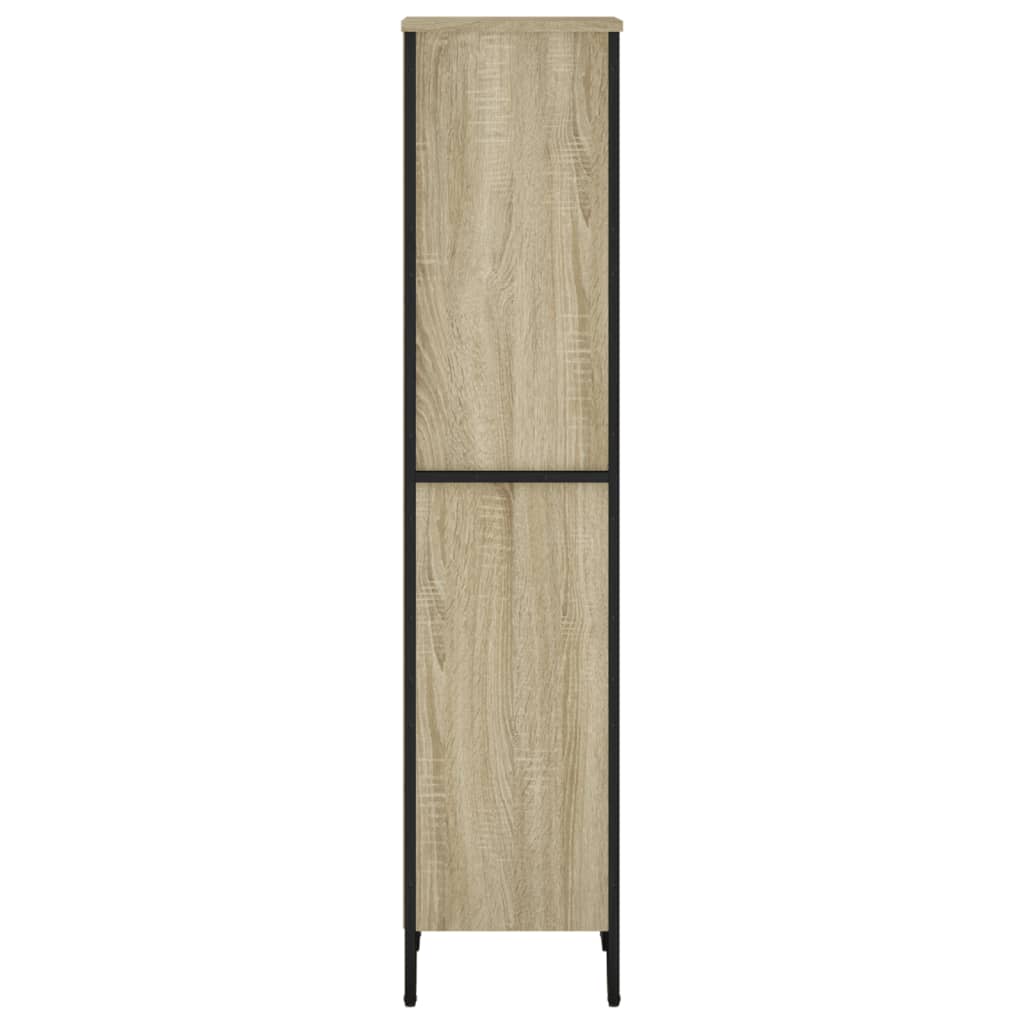 vidaXL Bibliotecă, stejar sonoma, 50x31x137,5 cm, lemn prelucrat