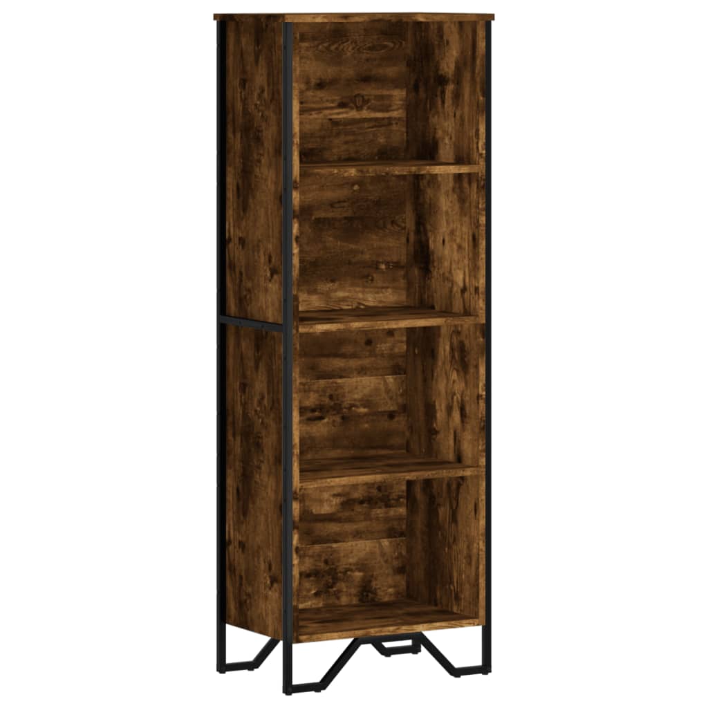 vidaXL Bibliotecă, stejar fumuriu, 50x31x137,5 cm, lemn prelucrat vidaXL Bibliotecă, stejar fumuriu, 50x31x137,5 cm, lemn prelucrat