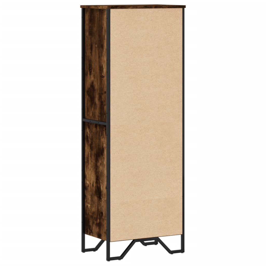 vidaXL Bibliotecă, stejar fumuriu, 50x31x137,5 cm, lemn prelucrat vidaXL Bibliotecă, stejar fumuriu, 50x31x137,5 cm, lemn prelucrat
