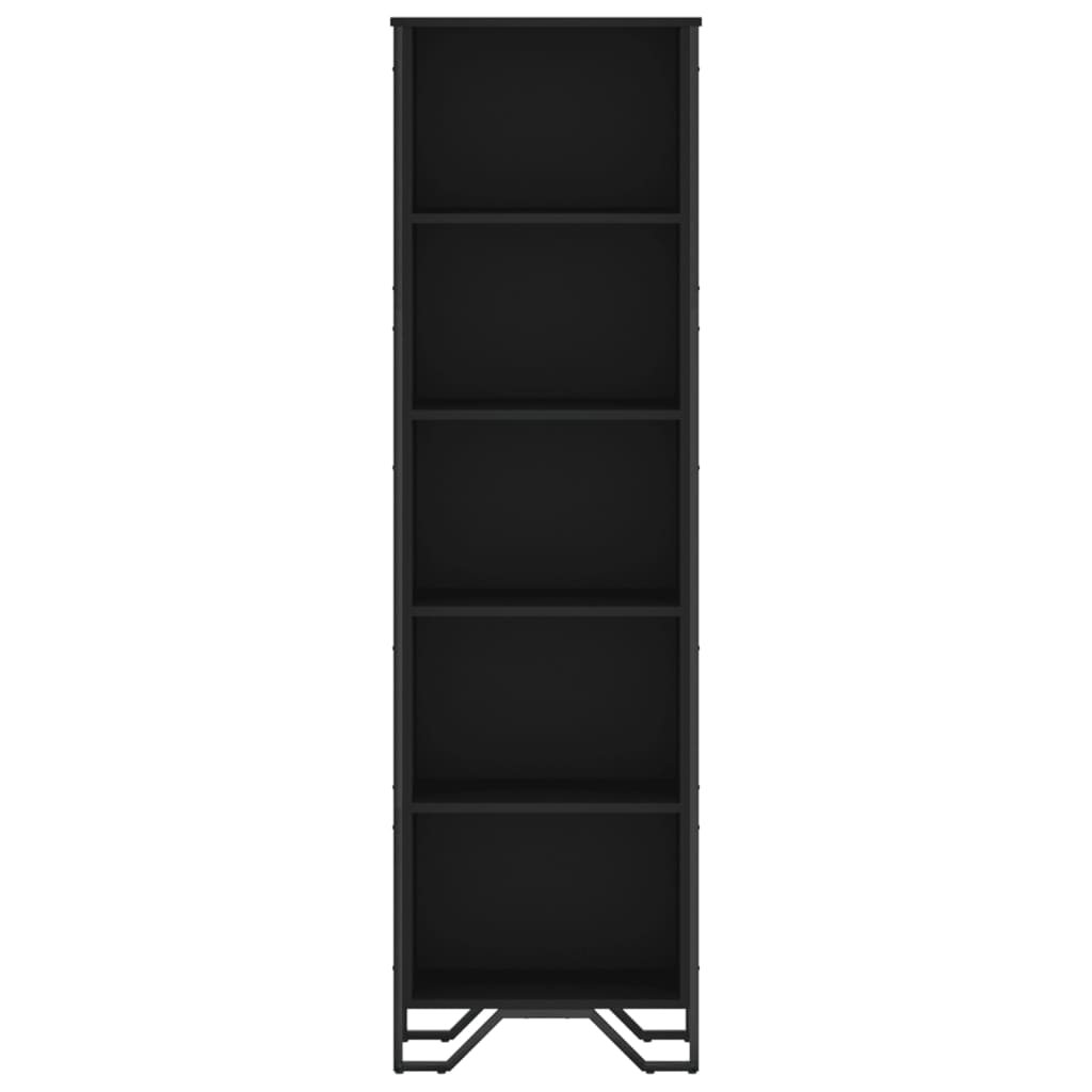 vidaXL Bibliotecă, negru, 50x31x169 cm, lemn prelucrat vidaXL Bibliotecă, negru, 50x31x169 cm, lemn prelucrat