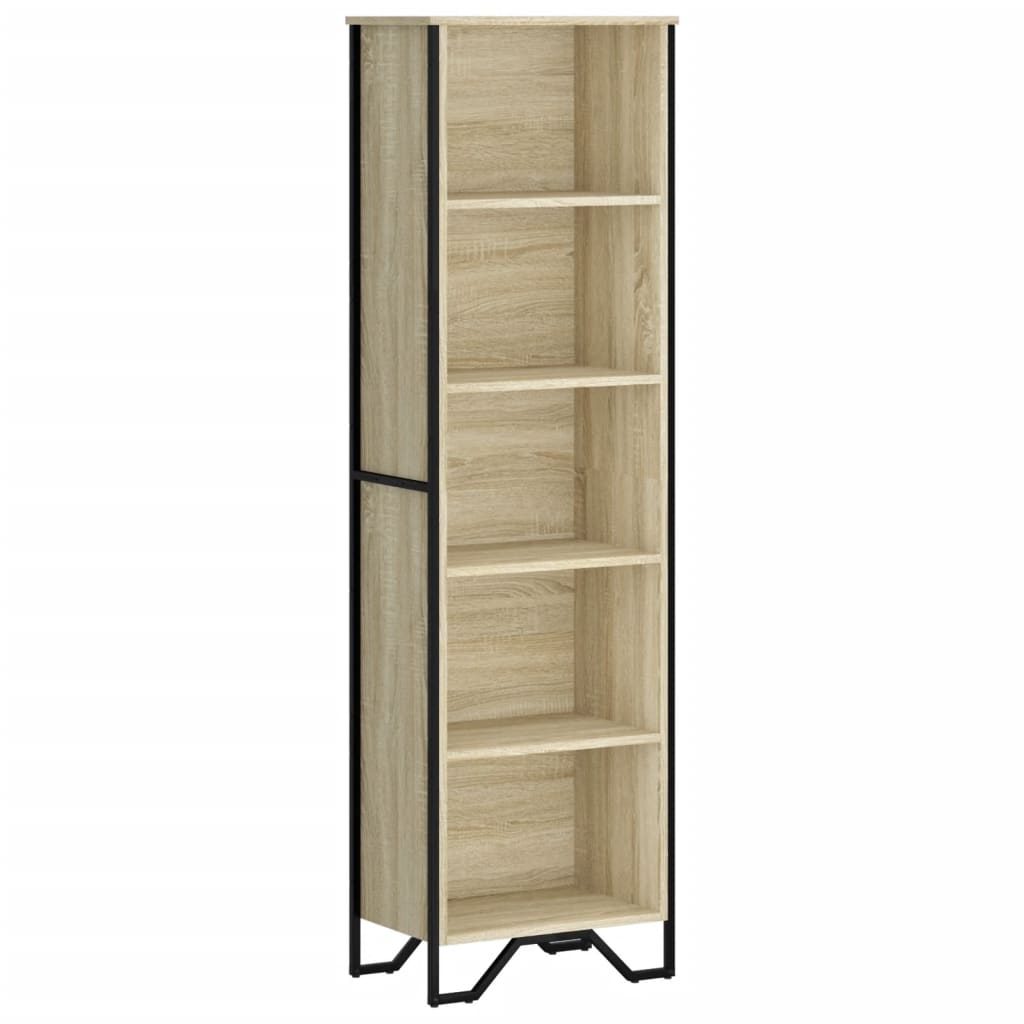 vidaXL Bibliotecă, stejar sonoma, 50x31x169 cm, lemn prelucrat vidaXL Bibliotecă, stejar sonoma, 50x31x169 cm, lemn prelucrat