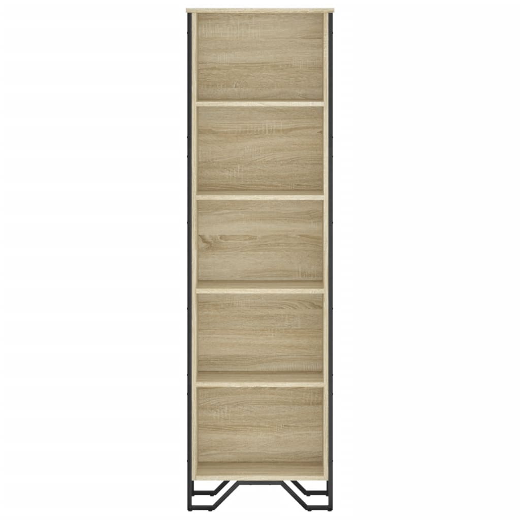vidaXL Bibliotecă, stejar sonoma, 50x31x169 cm, lemn prelucrat vidaXL Bibliotecă, stejar sonoma, 50x31x169 cm, lemn prelucrat
