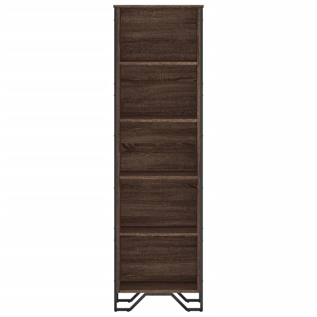 vidaXL Bibliotecă, stejar maro, 50x31x169 cm, lemn prelucrat vidaXL Bibliotecă, stejar maro, 50x31x169 cm, lemn prelucrat