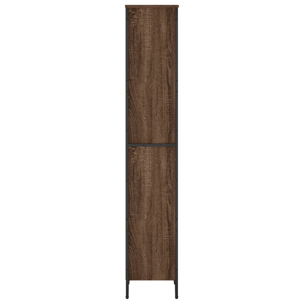 vidaXL Bibliotecă, stejar maro, 50x31x169 cm, lemn prelucrat vidaXL Bibliotecă, stejar maro, 50x31x169 cm, lemn prelucrat
