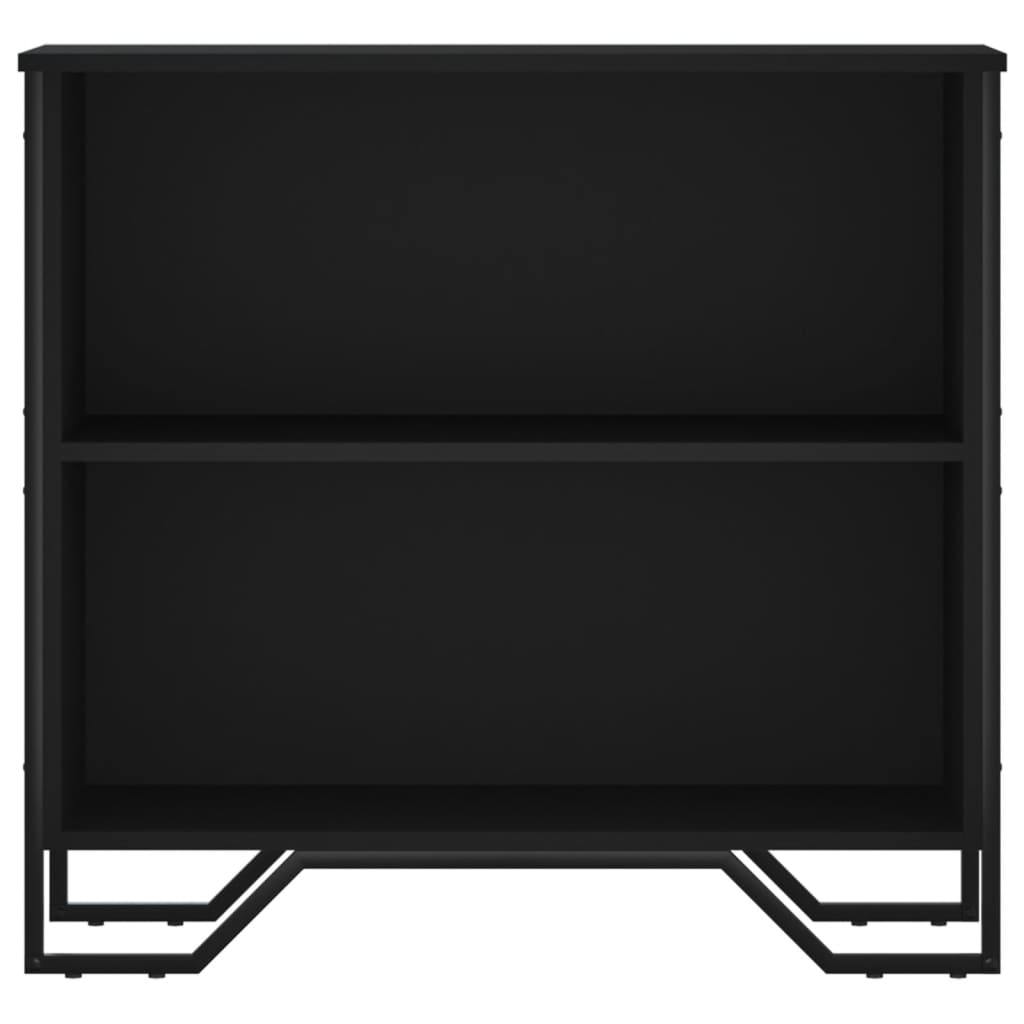 vidaXL Bibliotecă, negru, 80x31x74,5 cm, lemn prelucrat vidaXL Bibliotecă, negru, 80x31x74,5 cm, lemn prelucrat