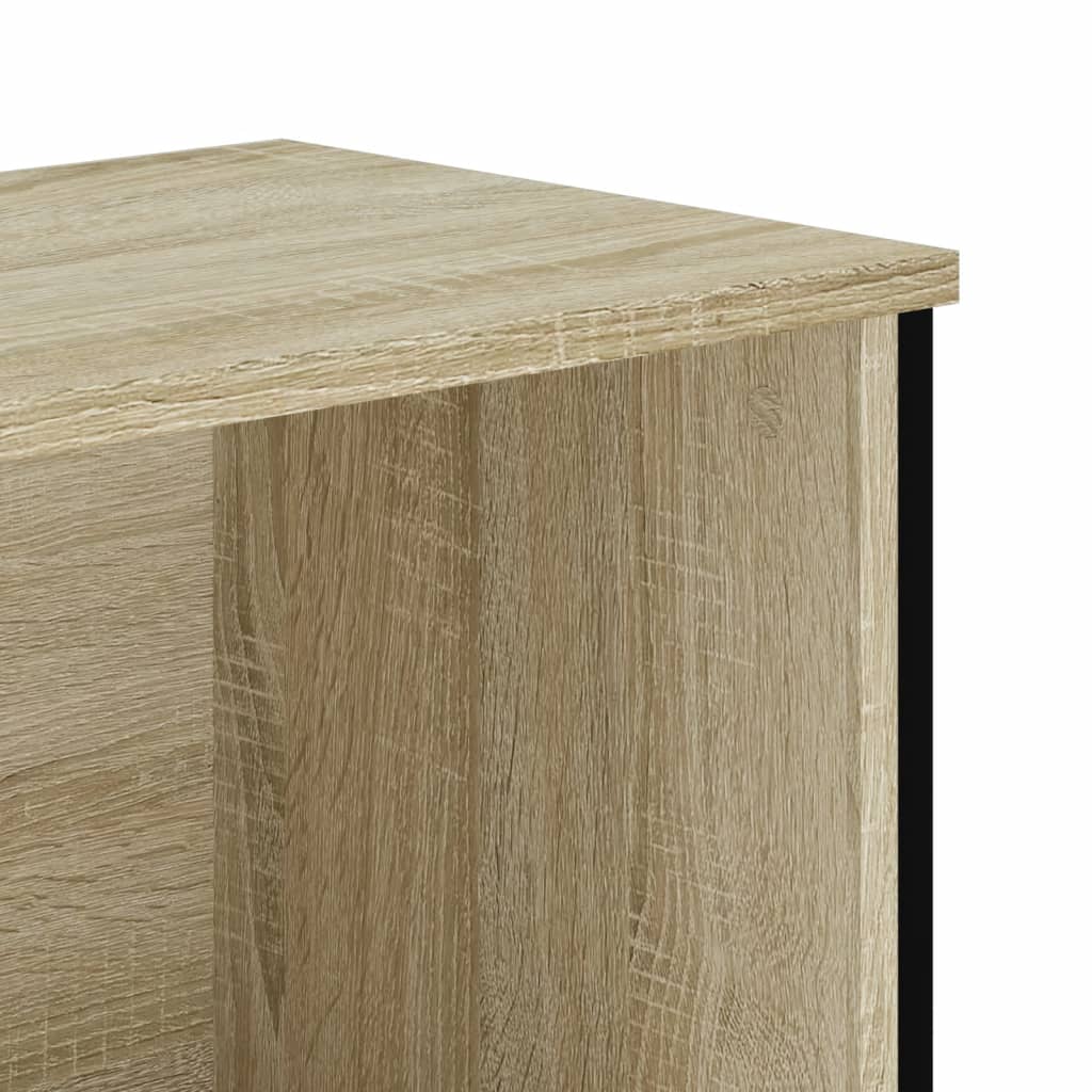 vidaXL Bibliotecă, stejar sonoma, 80x31x74,5 cm, lemn prelucrat vidaXL Bibliotecă, stejar sonoma, 80x31x74,5 cm, lemn prelucrat