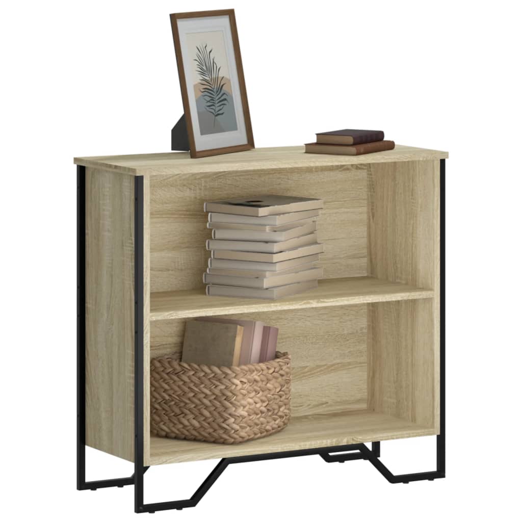 vidaXL Bibliotecă, stejar sonoma, 80x31x74,5 cm, lemn prelucrat vidaXL Bibliotecă, stejar sonoma, 80x31x74,5 cm, lemn prelucrat