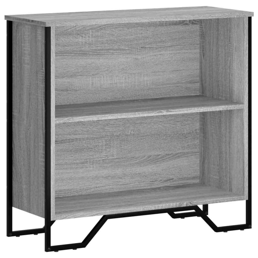 vidaXL Bibliotecă, gri sonoma, 80x31x74,5 cm, lemn prelucrat vidaXL Bibliotecă, gri sonoma, 80x31x74,5 cm, lemn prelucrat