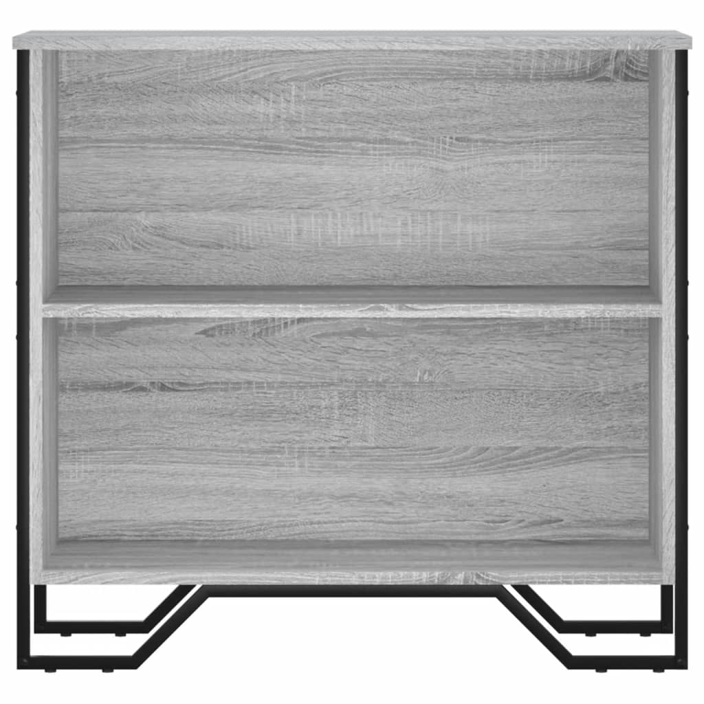 vidaXL Bibliotecă, gri sonoma, 80x31x74,5 cm, lemn prelucrat vidaXL Bibliotecă, gri sonoma, 80x31x74,5 cm, lemn prelucrat