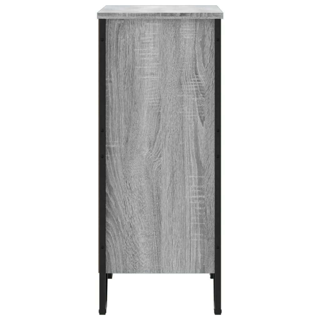 vidaXL Bibliotecă, gri sonoma, 80x31x74,5 cm, lemn prelucrat vidaXL Bibliotecă, gri sonoma, 80x31x74,5 cm, lemn prelucrat