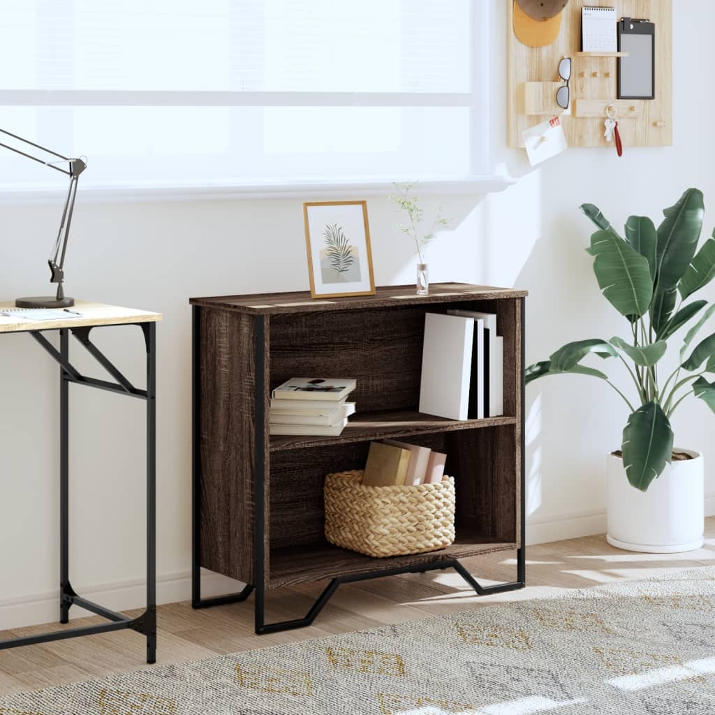 vidaXL Bibliotecă, stejar maro, 80x31x74,5 cm, lemn prelucrat vidaXL Bibliotecă, stejar maro, 80x31x74,5 cm, lemn prelucrat