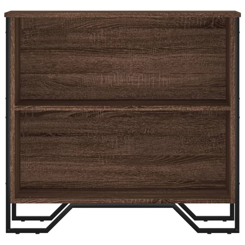 vidaXL Bibliotecă, stejar maro, 80x31x74,5 cm, lemn prelucrat vidaXL Bibliotecă, stejar maro, 80x31x74,5 cm, lemn prelucrat