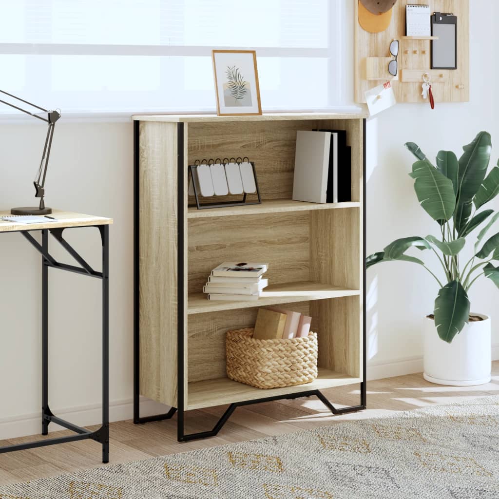 vidaXL Bibliotecă, stejar sonoma, 80x31x106 cm, lemn prelucrat vidaXL Bibliotecă, stejar sonoma, 80x31x106 cm, lemn prelucrat