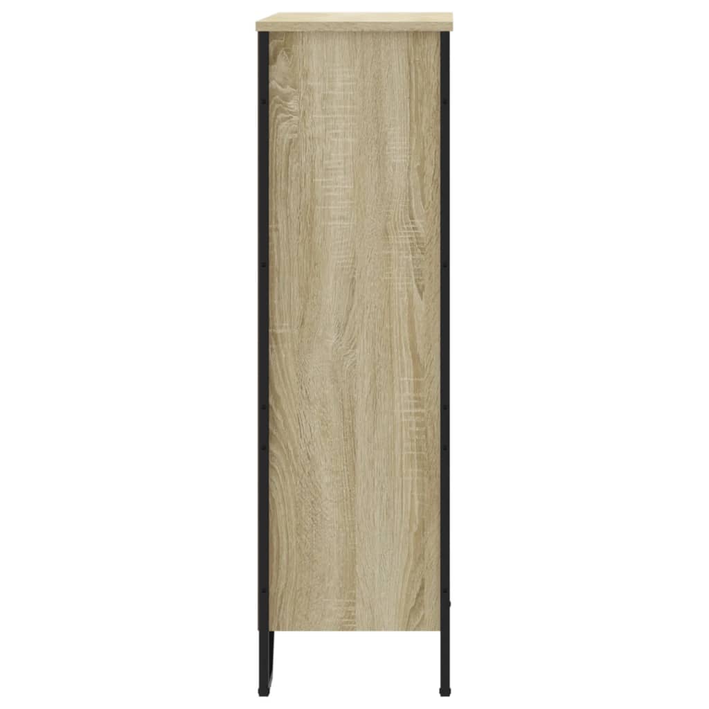 vidaXL Bibliotecă, stejar sonoma, 80x31x106 cm, lemn prelucrat vidaXL Bibliotecă, stejar sonoma, 80x31x106 cm, lemn prelucrat