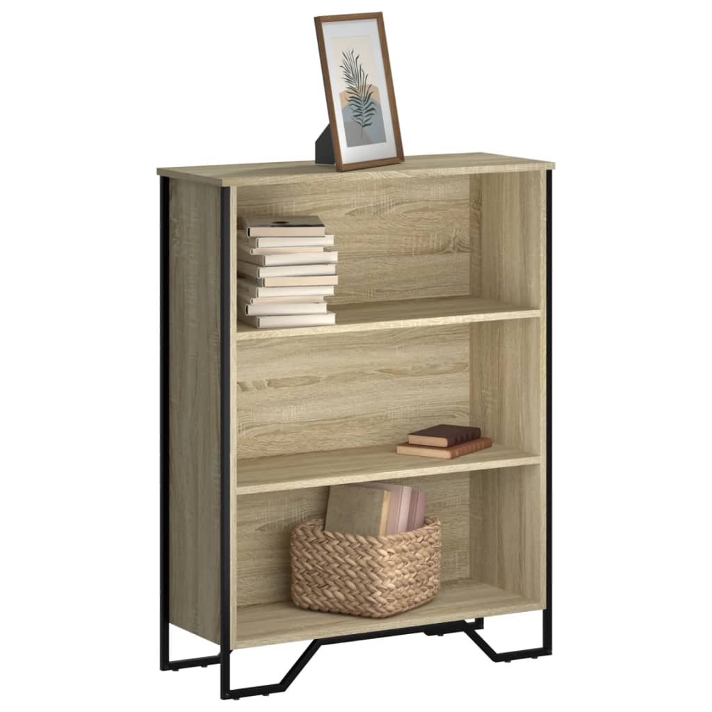 vidaXL Bibliotecă, stejar sonoma, 80x31x106 cm, lemn prelucrat vidaXL Bibliotecă, stejar sonoma, 80x31x106 cm, lemn prelucrat
