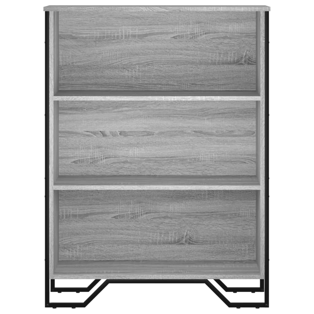 vidaXL Bibliotecă, gri sonoma, 80x31x106 cm, lemn prelucrat vidaXL Bibliotecă, gri sonoma, 80x31x106 cm, lemn prelucrat