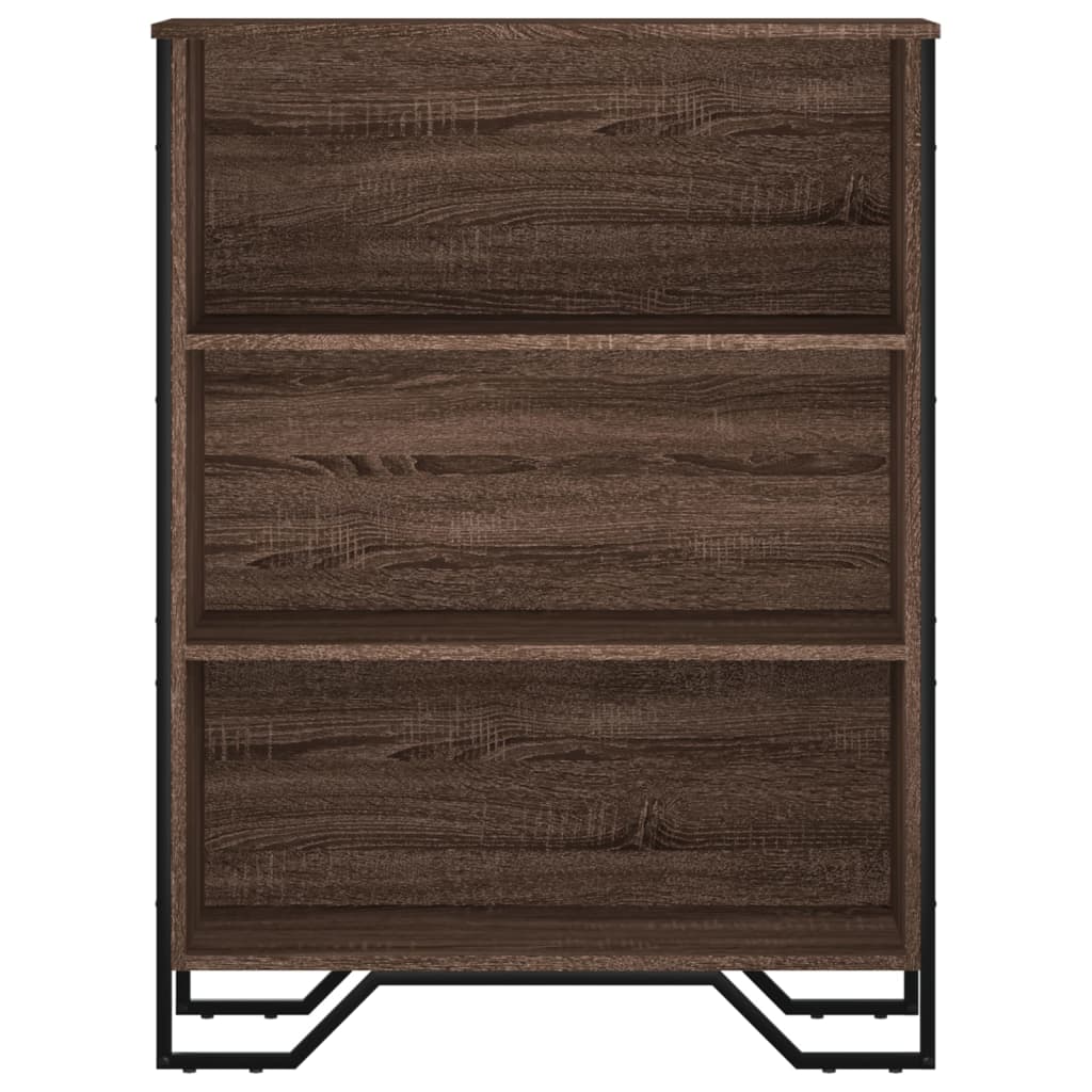 vidaXL Bibliotecă, stejar maro, 80x31x106 cm, lemn prelucrat vidaXL Bibliotecă, stejar maro, 80x31x106 cm, lemn prelucrat