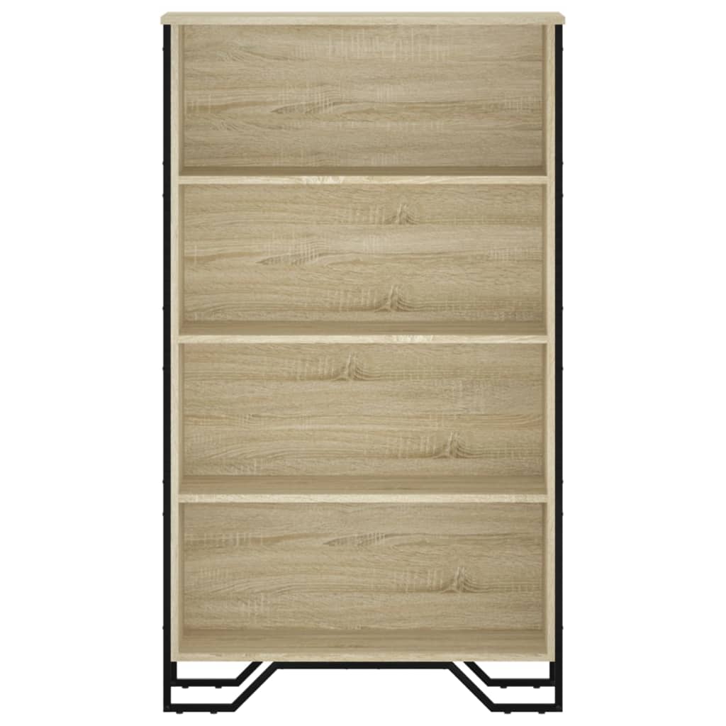 vidaXL Bibliotecă, stejar sonoma, 80x31x137,5 cm, lemn prelucrat vidaXL Bibliotecă, stejar sonoma, 80x31x137,5 cm, lemn prelucrat