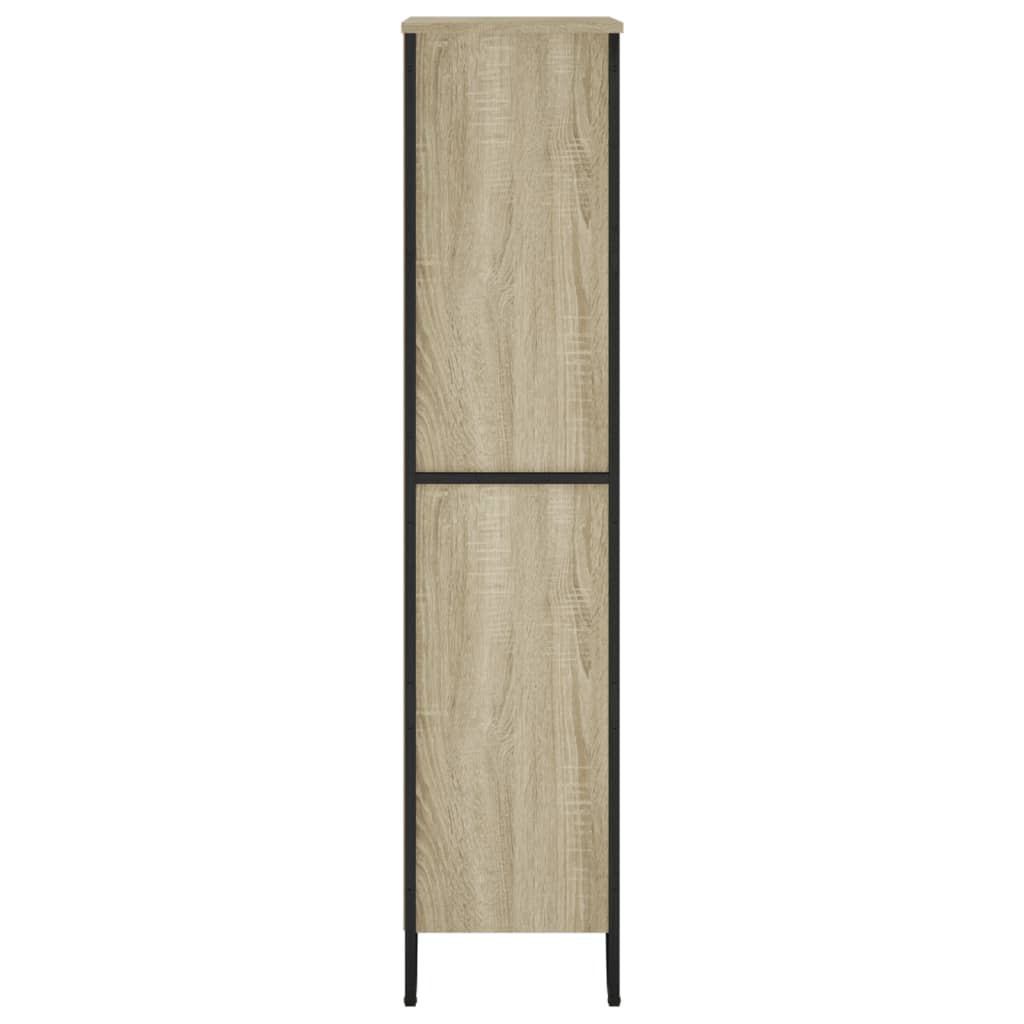 vidaXL Bibliotecă, stejar sonoma, 80x31x137,5 cm, lemn prelucrat vidaXL Bibliotecă, stejar sonoma, 80x31x137,5 cm, lemn prelucrat
