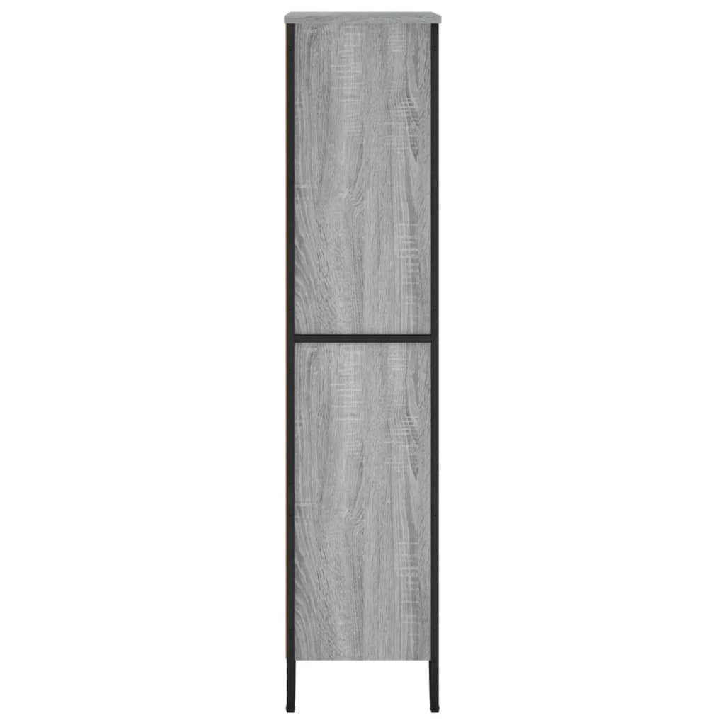 vidaXL Bibliotecă, gri sonoma, 80x31x137,5 cm, lemn prelucrat vidaXL Bibliotecă, gri sonoma, 80x31x137,5 cm, lemn prelucrat