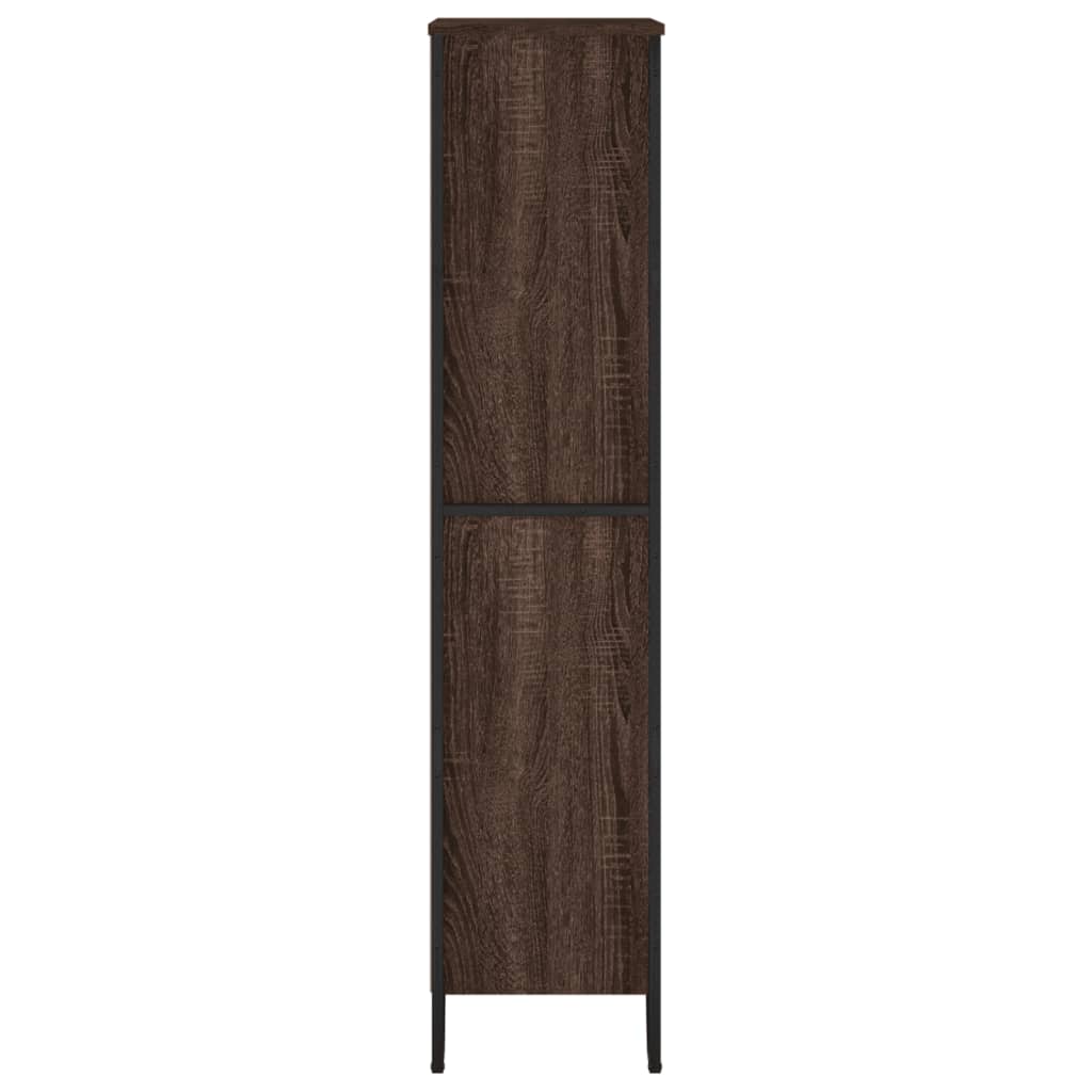 vidaXL Bibliotecă, stejar maro, 80x31x137,5 cm, lemn prelucrat vidaXL Bibliotecă, stejar maro, 80x31x137,5 cm, lemn prelucrat