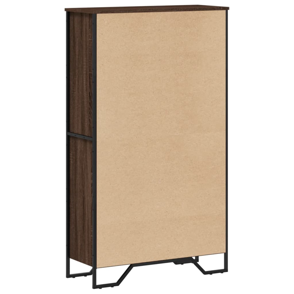 vidaXL Bibliotecă, stejar maro, 80x31x137,5 cm, lemn prelucrat vidaXL Bibliotecă, stejar maro, 80x31x137,5 cm, lemn prelucrat