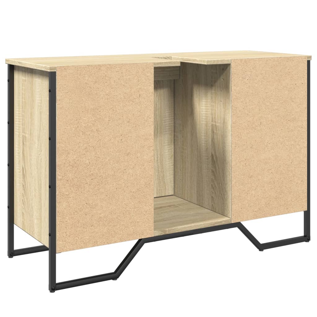 vidaXL Dulap chiuvetă baie, stejar sonoma, 91x35x60 cm, lemn prelucrat vidaXL Dulap chiuvetă baie, stejar sonoma, 91x35x60 cm, lemn prelucrat