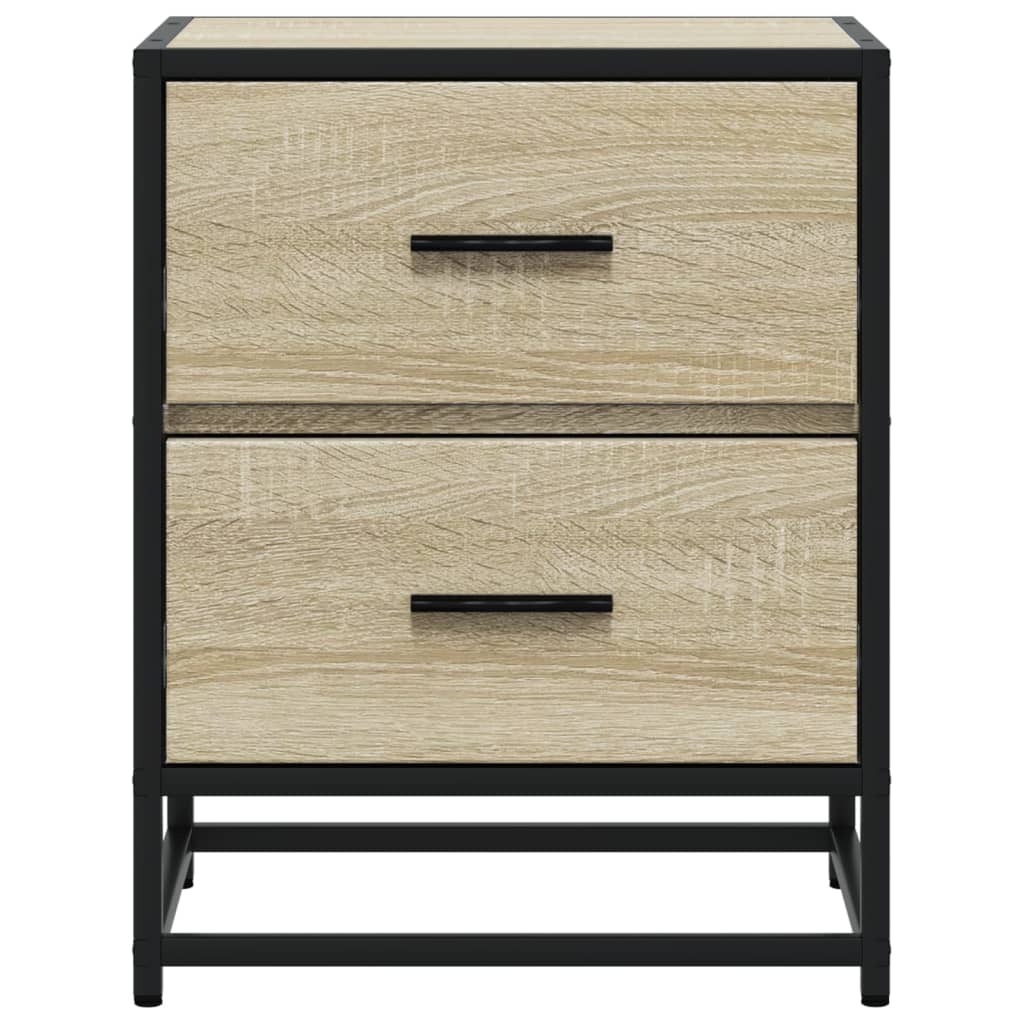 vidaXL Noptieră, stejar sonoma, 40x31x50 cm, lemn prelucrat vidaXL Noptieră, stejar sonoma, 40x31x50 cm, lemn prelucrat