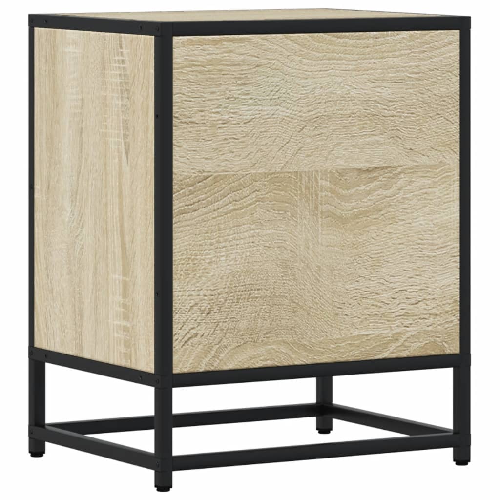 vidaXL Noptieră, stejar sonoma, 40x31x50 cm, lemn prelucrat vidaXL Noptieră, stejar sonoma, 40x31x50 cm, lemn prelucrat