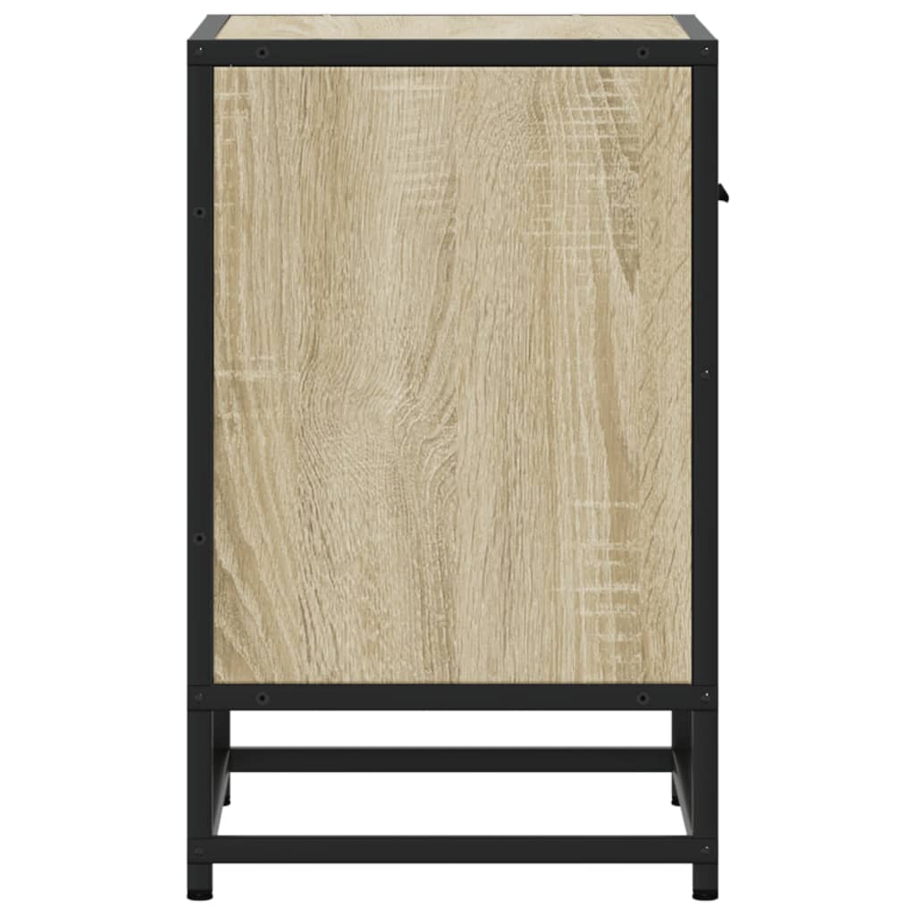 vidaXL Noptieră, stejar sonoma, 40x31x50 cm, lemn prelucrat vidaXL Noptieră, stejar sonoma, 40x31x50 cm, lemn prelucrat