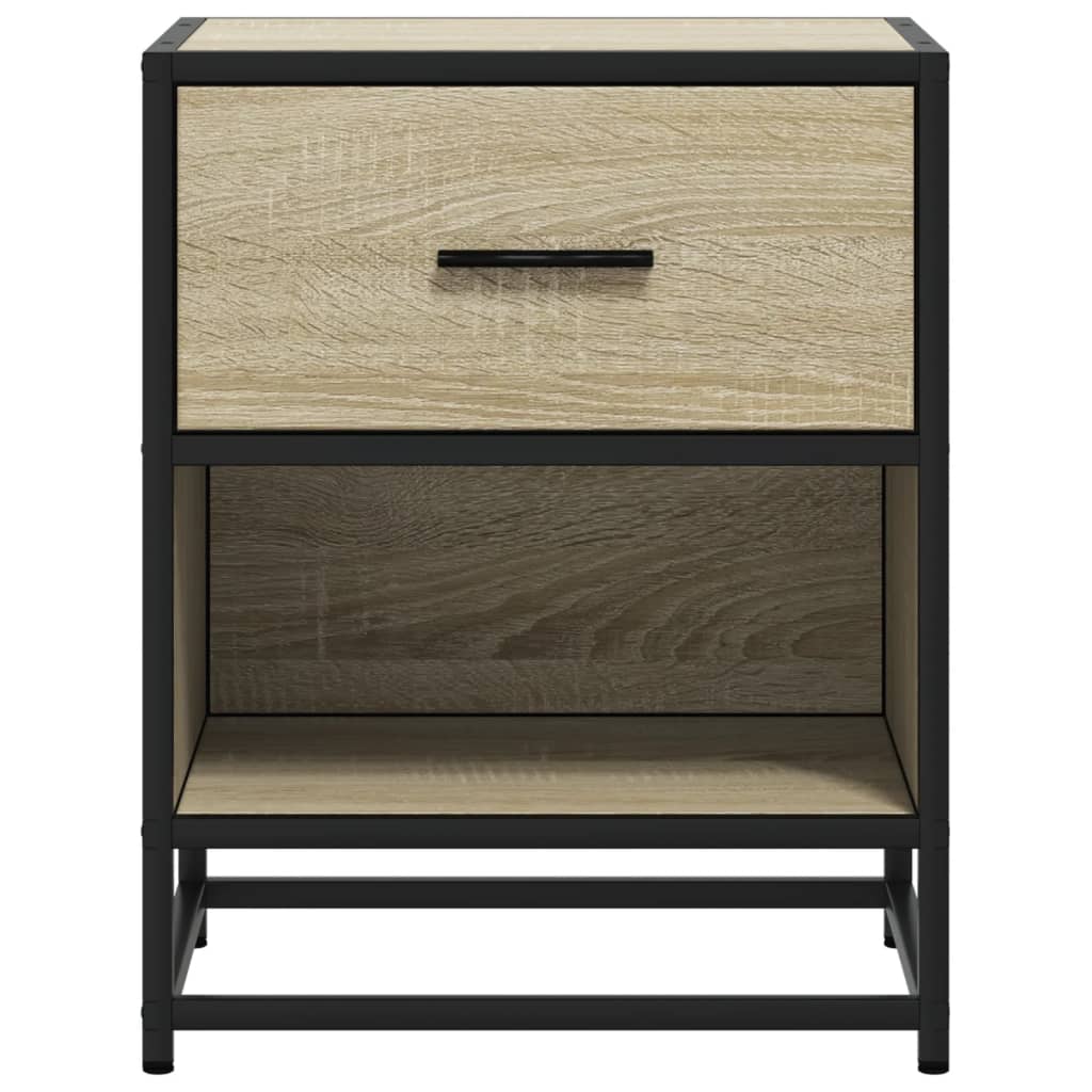 vidaXL Noptiere, 2 buc., stejar sonoma, 40x31x50 cm, lemn compozit vidaXL Noptiere, 2 buc., stejar sonoma, 40x31x50 cm, lemn compozit