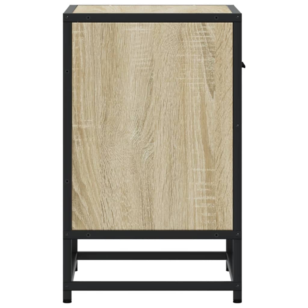 vidaXL Noptiere, 2 buc., stejar sonoma, 40x31x50 cm, lemn compozit vidaXL Noptiere, 2 buc., stejar sonoma, 40x31x50 cm, lemn compozit