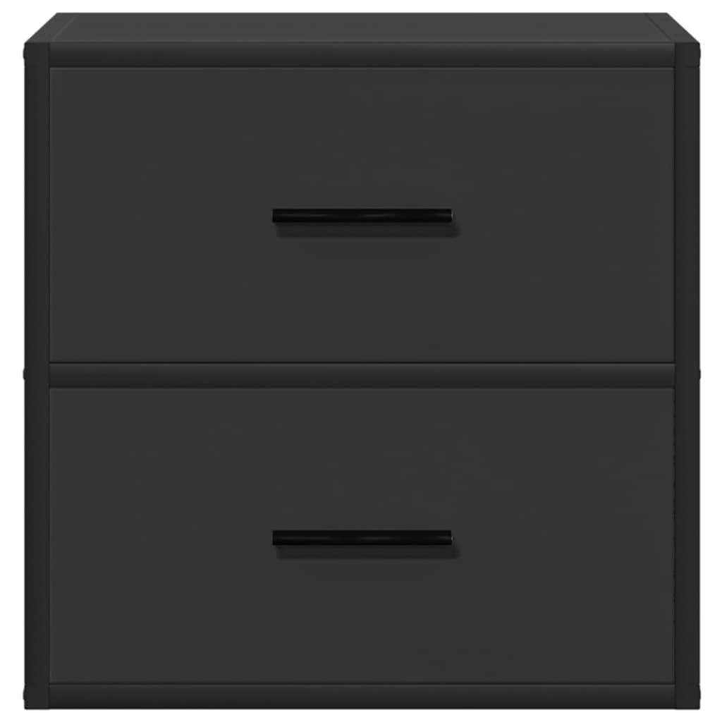 vidaXL Noptieră de perete, negru, 40x31x39,5 cm vidaXL Noptieră de perete, negru, 40x31x39,5 cm