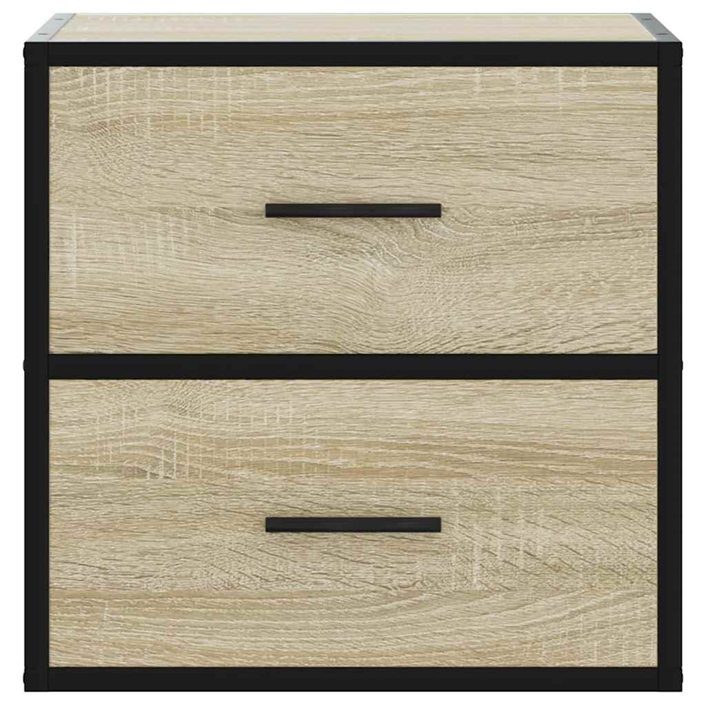 vidaXL Noptieră de perete, stejar sonoma, 40x31x39,5 cm vidaXL Noptieră de perete, stejar sonoma, 40x31x39,5 cm