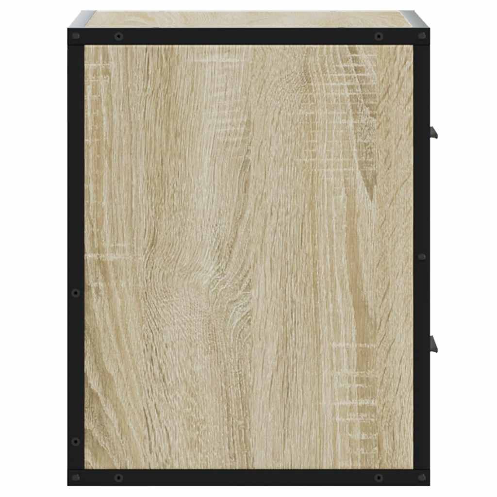 vidaXL Noptieră de perete, stejar sonoma, 40x31x39,5 cm vidaXL Noptieră de perete, stejar sonoma, 40x31x39,5 cm