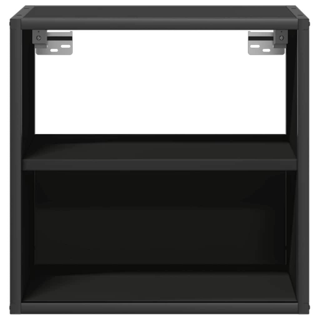 vidaXL Noptieră de perete, negru, 40x31x39,5 cm vidaXL Noptieră de perete, negru, 40x31x39,5 cm