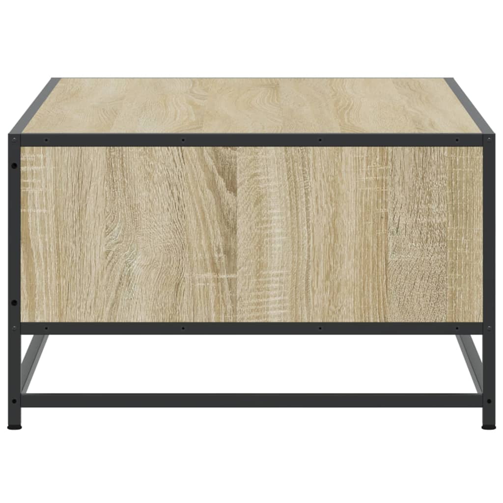 vidaXL Măsuță cafea stejar sonoma 100x57x35 cm lemn prelucrat și metal vidaXL Măsuță cafea stejar sonoma 100x57x35 cm lemn prelucrat și metal