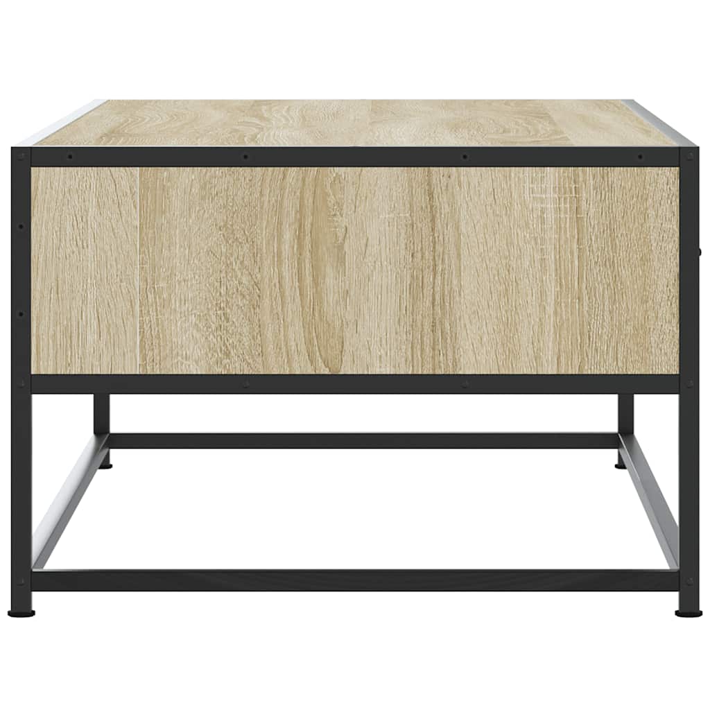 vidaXL Măsuță cafea stejar sonoma 100x50x35 cm lemn prelucrat și metal vidaXL Măsuță cafea stejar sonoma 100x50x35 cm lemn prelucrat și metal