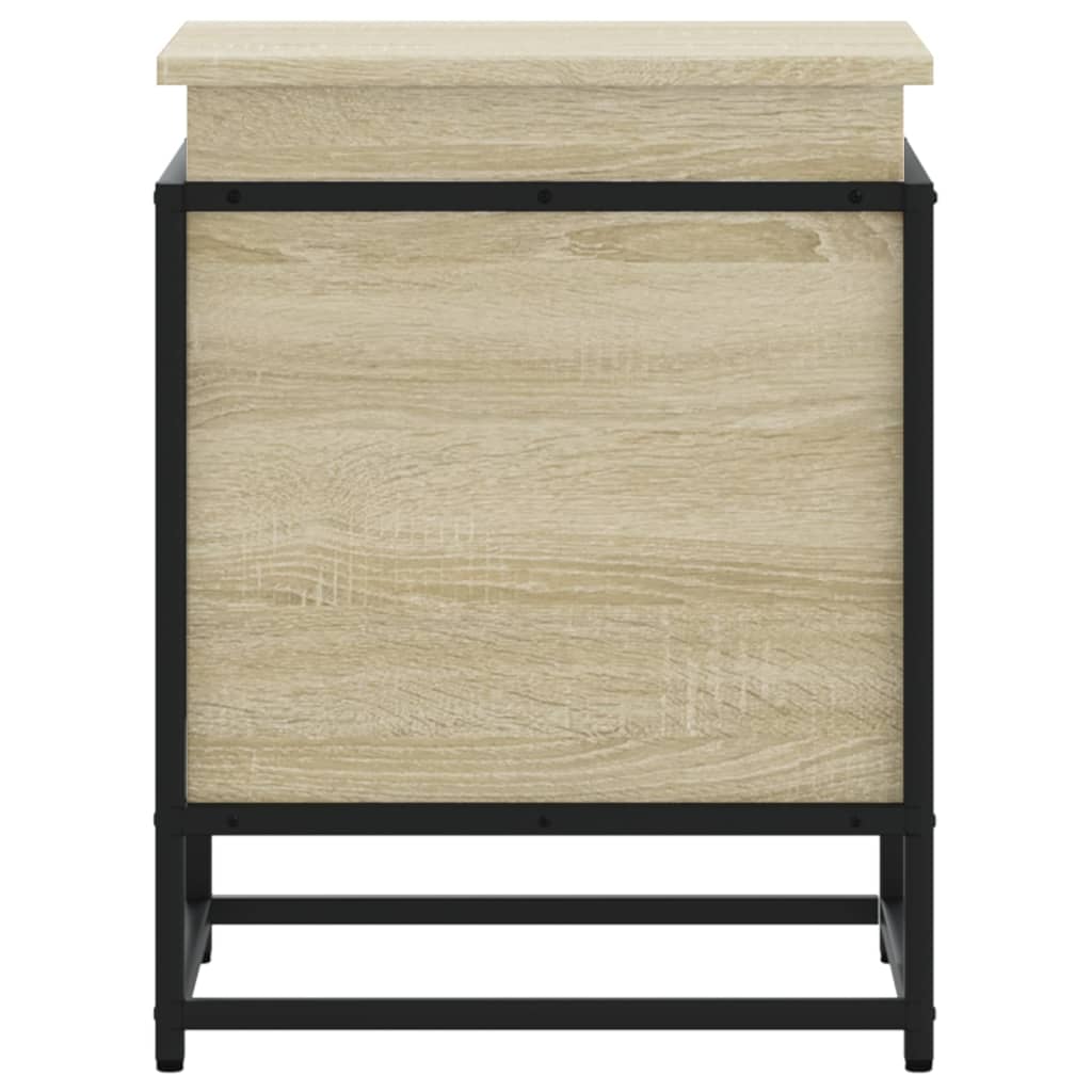 vidaXL Cutie depozitare stejar sonoma 40x40x51,5cm lemn prelucrat vidaXL Cutie depozitare stejar sonoma 40x40x51,5cm lemn prelucrat