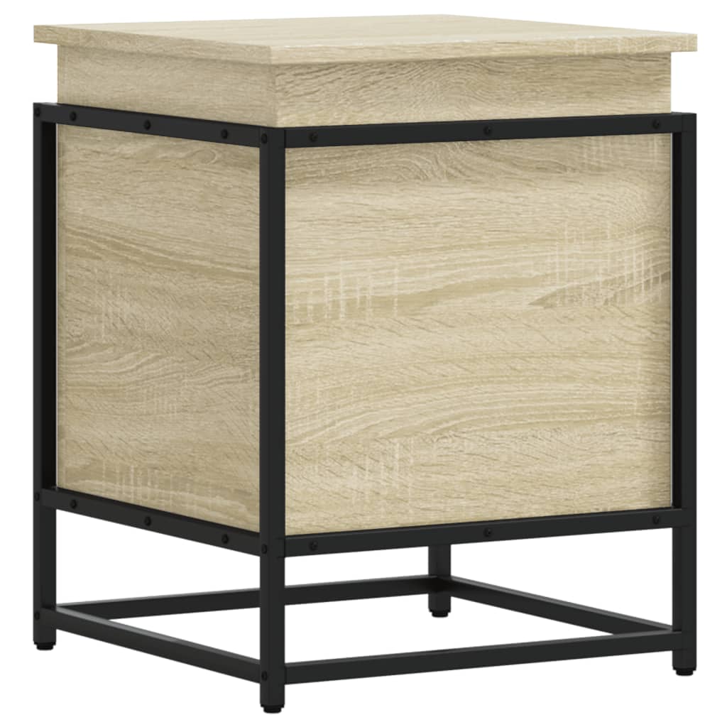 vidaXL Cutie depozitare stejar sonoma 40x40x51,5cm lemn prelucrat vidaXL Cutie depozitare stejar sonoma 40x40x51,5cm lemn prelucrat