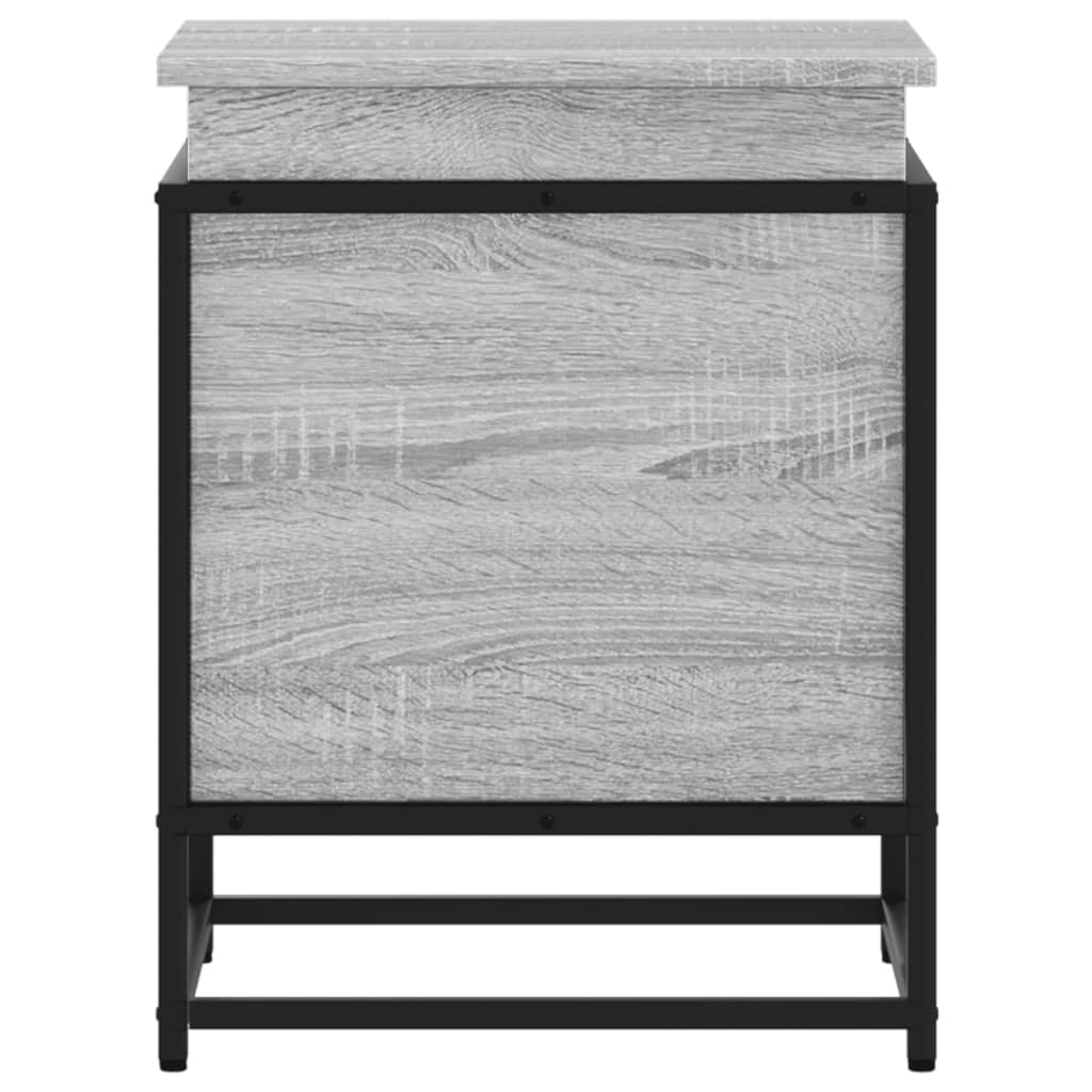 vidaXL Cutie depozitare gri sonoma 40x40x51,5 cm lemn prelucrat