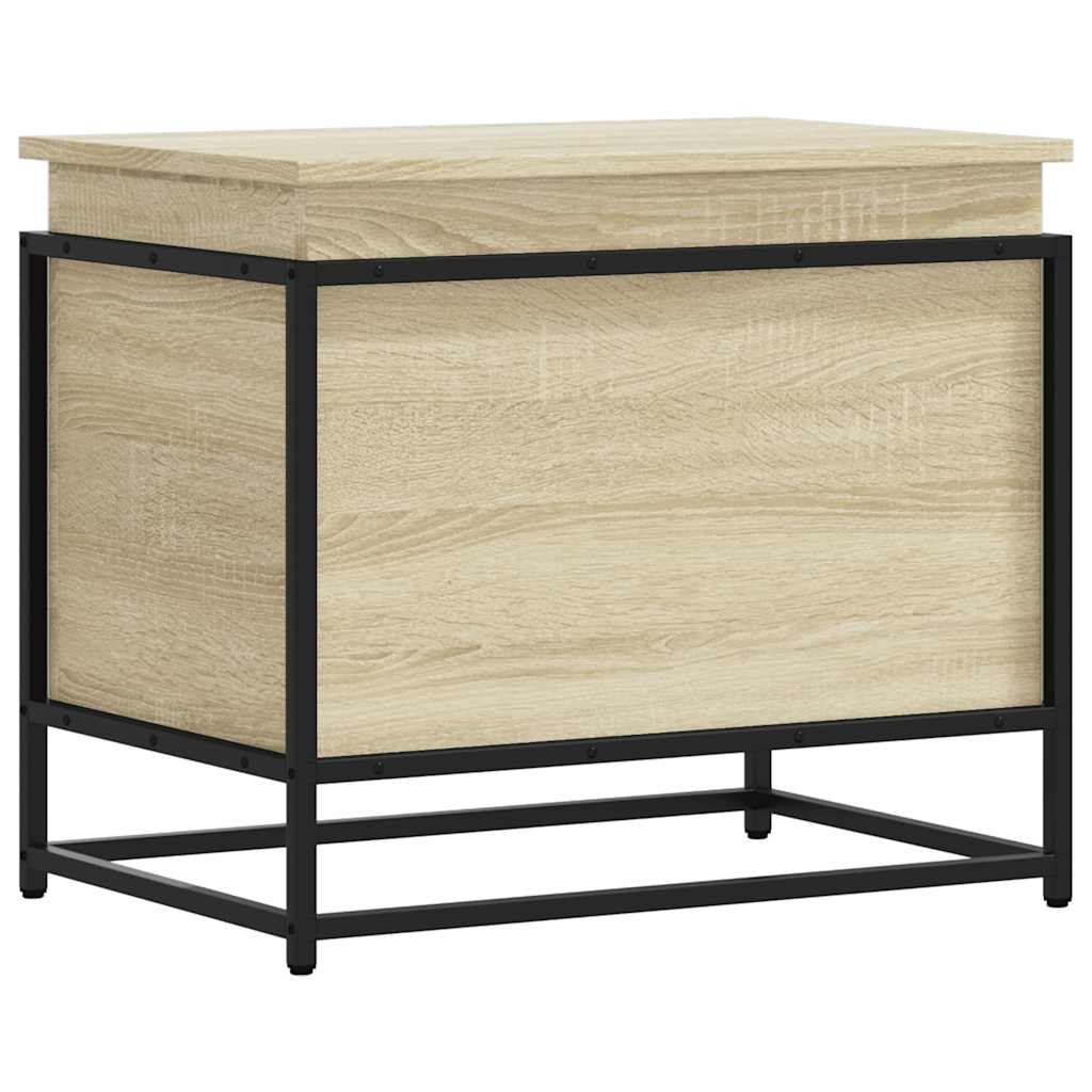 vidaXL Cutie depozitare stejar sonoma 60x40x51,5 cm lemn prelucrat vidaXL Cutie depozitare stejar sonoma 60x40x51,5 cm lemn prelucrat