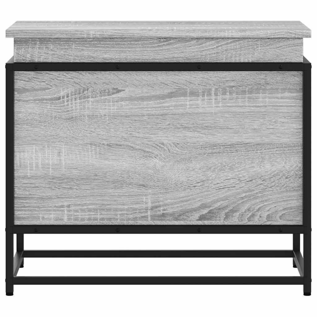 vidaXL Cutie depozitare gri sonoma 60x40x51,5 cm lemn prelucrat vidaXL Cutie depozitare gri sonoma 60x40x51,5 cm lemn prelucrat